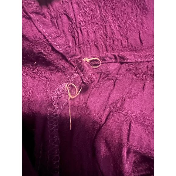 Teddi vintage embroidered dress M/L Purple tunic grunge boho Witchy - Picture 5 of 5